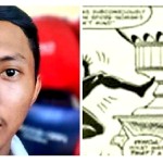 Kolase Ghozali Everyday dan selembar komik Spiderman. (net)-1642142550