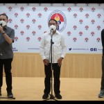 Ketum PSSI bersama Menpora dan pelatih Shin Tae-yong-1644558247