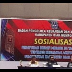 Pemerintah Kabupaten Biak Numfor menyosialisasikan peraturan bupati 2022 tentang kebijakan akuntansi, Jumat (6/1/2023). ANTARA/Muhsidin-1672997454