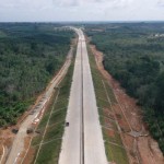 Ruas tol Bangkinang - Pangkalan sebagai bagian dari Jalan Tol Trans Sumatera. ANTARA/HO - Hutama Karya-1674457157