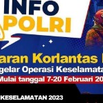 Informasi Polri tentang pelaksanaan Operasi Keselamatan. ANTARA/HO-Koorlantas Polrinews.com-1676011103