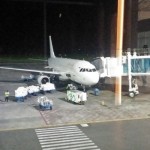 Pesawat di Bandara Internasional Lombok, Nusa Tenggara Barat. (ANTARA/Akhyar)-1676880877