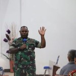 Ibadah bersama di Makodim 1702 Jayawijaya di Wamena. (ANTARA/HO/Penrem 172/PWY)-1677831239
