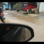 Genangan air akibat hujan deras.ANTARA/Bernadus Tokan-1682492185