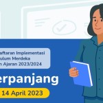 pamflet perpanjangan pendaftaran implementasi kurikulum merdeka (ANTARA/HO-Kemendikbudristek)-1681110605