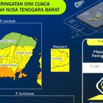 Peta potensi hujan di wilayah NTB (ANTARA/BMKG)-1681202299