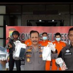 Polisi menunjukkan barang bukti sabu hasil Operasi Bersinar Candi 2023. ANTARA/Heru Suyitno-1680506576