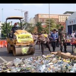 Polres Kudus musnahkan 1.361 botol minuman keras-1681714350