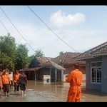 Ratusan rumah warga di Kabupaten OKU Timur dilanda banjir, Minggu (23/4). (ANTARA/Edo Purmana/23)-1682404509