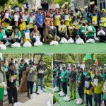 Sekda Kalteng Nuryakin berbagi bersama para petugas kebersihan di Palangka Raya, (17/4/2023). (ANTARA/Dokumentasi Pribadi)-1681790055