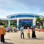 Suasana di terminal reguler pelabuhan Bakauheni Lampung Selatan. ANTARA/Riadi Gunawan-1682665364