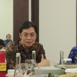 Deputi Direksi BPJS Kesehatan Wilayah III Yudi Bastia saat memberi keterangan. ANTARA/Ruth Intan Sozometa Kanafi.-1684321493