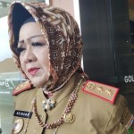 Kepala Dinas Kesehatan Provinsi Lampung Reihana saat memberi keterangan. (ANTARA/Ruth Intan Sozometa Kanafi)-1685096709