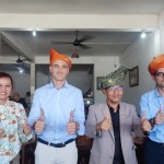 Ketua Komisi II DPRD Kepri, Wahyu Wahyudin bersama investor Prancis di Kota Tanjungpinang. (Ogen)-1685520831