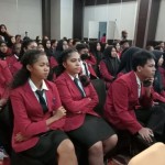 Penamatan siswa SMK Negeri 1 Pariwisata Kota Jayapura, Papua. (ANTARA/Agustina Estevani Janggo)-1683530692