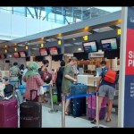Penumpang di Bandara Internasional Lombok, Nusa Tenggara Barat (ANTARA/Humas Bandara Lombok)-1683004127