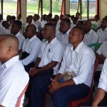 Peserta pelatihan ketrampilan teknik kejuruan untuk 112 peserta pencari kerja pemuda asli Papua, di Biak, Rabu (3/5/2023). ANTARA/Muhsidin-1683100839