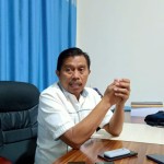 Wakil Ketua I DPRD Gorontalo Utara, Roni Imran saat berbicara soal mengatasi defisit anggaran dalam APBD 2023. ANTARA/Susanti Sako.-1684476306
