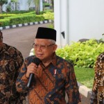 Wakil Presiden Ma’ruf Amin memberikan keterangan kepada wartawan di Jakarta, Rabu (24/5/2023). ANTARA/Rangga Pandu Asmara Jingga-1684925926
