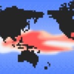 Ilustrasi visualisasi heatmap dari kejadian El Nino di Samudra Pasifik. (ANTARA/HO-Yandex)-1687344528