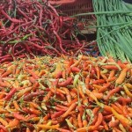 Jelang Idul Adha, harga cabai rawit lokal di Jayapura naik jadi Rp 120.000/kg. (ANTARA/Evarukdijati)-1687943343