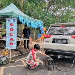 Layanan uji emisi kendaraan bermotor di Kota Cimahi, Jawa Barat, Selasa (6/6/2023). (ANTARA/HO Pemkot Cimahi)-1686140881