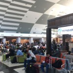 Suasana di ruang tunggu Bandara Sentani, Kabupaten Jayapura, Papua. (ANTARA/Agustina Estevani Janggo)-1687939070