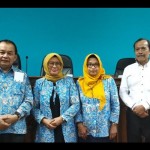 Empat guru besar UNS yang akan dikukuhkan di Solo, Selasa (4/7/2023). ANTARA/Aris Wasita-1688378756