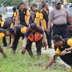 Polres Jayapura gelar kerja bakti menyambut HUT RI ke-78-1690095202