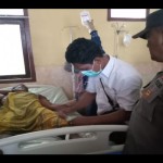 Salah seorang korban kapal tenggelam yang selamat menjalani perawatan di Sumenep, Jawa Timur. (ANTARA/HO-Polres Sumenep)-1689842435