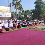 Wali Kota Mojokerto ajak siswa SMP doa bersama di hari pertama MPLS-1689593493