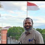 Kepala DPMK Provinsi Papua Barat Legius Wanimbo saat ditemui awak media di Manokwari, Selasa. (ANTARA/Fransiskus Salu Weking)-1692085041
