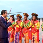 Presiden Joko Widodo disambut hangat saat tiba di Mozambik, Selasa (22/8/2023). ANTARA/HO-Biro Pers Sekretariat Presiden-1692759394