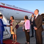 Presiden Joko Widodo saat tiba di Johannesburg, Republik Afrika Selatan, Rabu (23/8/2023). ANTARA/HO-Biro Pers Sekretariat Presiden-1692847713