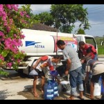 Droping air bersih di Kabupaten Sukoharjo, Jawa Tengah, Selasa (12/9/2023). FOTO ANTARA/Aris Wasita-1694505061