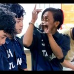 Empat anggota gangster pelaku pembacokan di Semsrang dihadirkan saat pers rilia di Mapolrestabes Semarang, Jumat. (ANTARA/ I.C.Senjaya)-1694160105