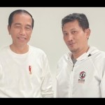 Ketua Umum Kornas Jokowi Abdul Havid Permana bersama Presiden Jokowi-1695075618