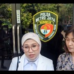 Kuasa hukum korban pelecehan seksual kontes kecantikan Miss Univese Indonesia, Mellisa Anggraini, di Jakarta, Jumat. ANTARA/Ilham Kausar-1695982705