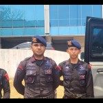 Personel Polri lakukan pengamanan Konferensi Tingkat Tinggi (KTT) Ke-43 ASEAN di Jakarta. (ANTARA/HO-Humas Polri)-1693991234