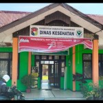 Suasana depan Kantor Dinas Kesehatan Kabupaten Mukomuko, Senin (11/9/2023) FOTO ANTARA/Ferri.-1694430542