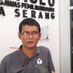 Anggota Bawaslu Kota Serang Fierly Murdlyat Mabrurri di Kantor Bawaslu, Kamis (19/10/2023) (ANTARA/Desi Purnama Sari)-1697771427