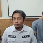 Ketua KPU Bandarlampung Dedy Triyadi saat dimintai keterangan. Bandarlampung Selasa, (7/11/2023). (ANTARA/Dian Hadiyatna)-1699338533