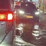 Kondisi banjir salah satu ruas jalan di Kota Pekanbaru usai diguyur hujan. (ANTARA/HO-Tangkapan Layar)-1699517690