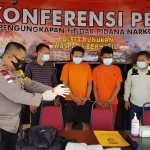 Ilustrasi - Jajaran Polres Nunukan bersiap merilis penungkapan kasus sabu-sabu di wilayah hukumnya. (ANTARA/HO-Polres Nunukan)-1702283338
