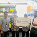 Kampanye kerja keras bebas cemas digencarkan di Pasar Flamboyan (ANTARA/Arif)-1703061236