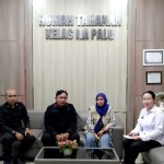 Kepala Rutan Palu Yansen menerima kunjungan dari Dinsos Kota Palu, Kamis (21/12/2023). (ANTARA/HO-Dokumentasi Rutan Palu)-1703144974