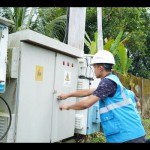 Petugas PLN memeriksa jaringan listrik. (ANTARA/HO-PLN UID Sumbar)-1702965315