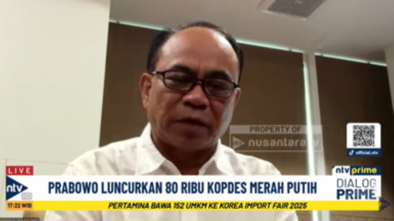 Menteri Koperasi Budi Arie Setiadi dalam Dialog NTV Prime di Nusantara TV