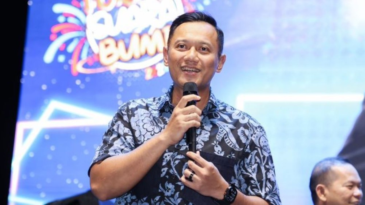 Menteri Koordinator Bidang Infrastruktur dan Pembangunan Kewilayahan, Agus Harimurti Yudhoyono (AHY)