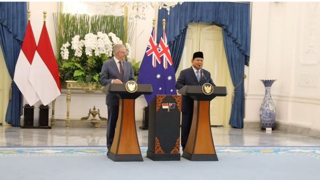 Presiden Prabowo Subianto dan Perdana Menteri Australia Anthony Albanese (Sekretariat Presiden)